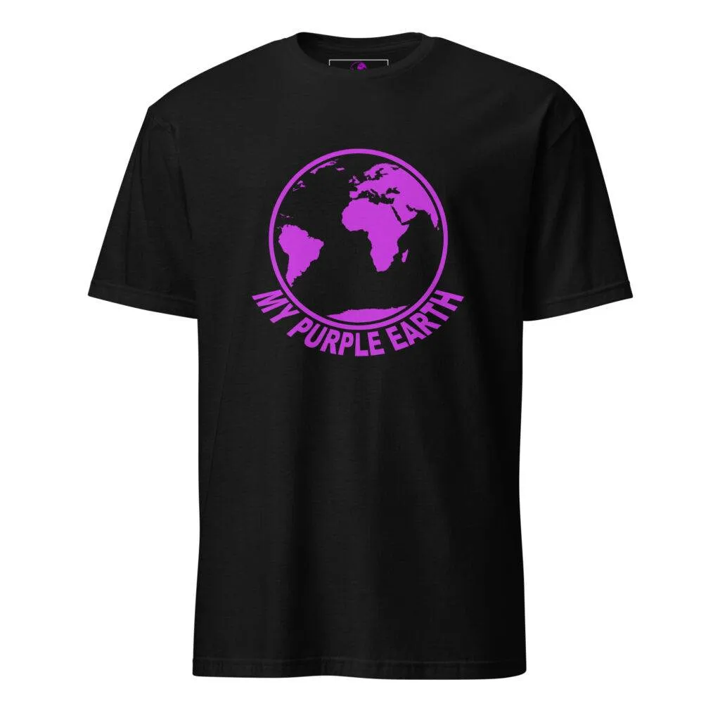 my purple earth logo tee
